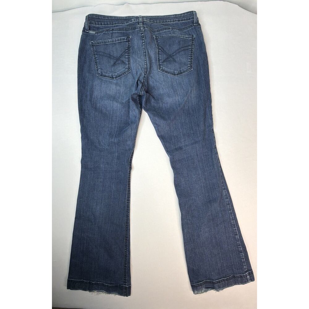 Cinch Lynden Jeans Womens 33/15L Blue Flare High Rise Stretch Denim MJ81454071 - Picture 10 of 11